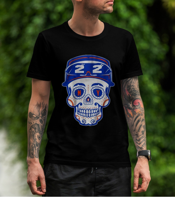Juan Soto Sugar Skull NY 22 Baseball Cap T-Shirt