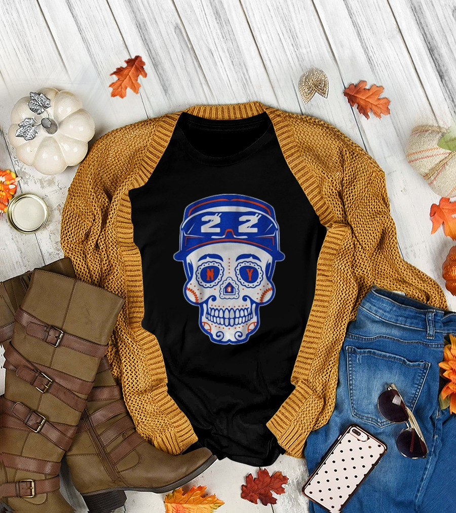 Juan Soto Sugar Skull NY 22 Baseball Cap T-Shirt