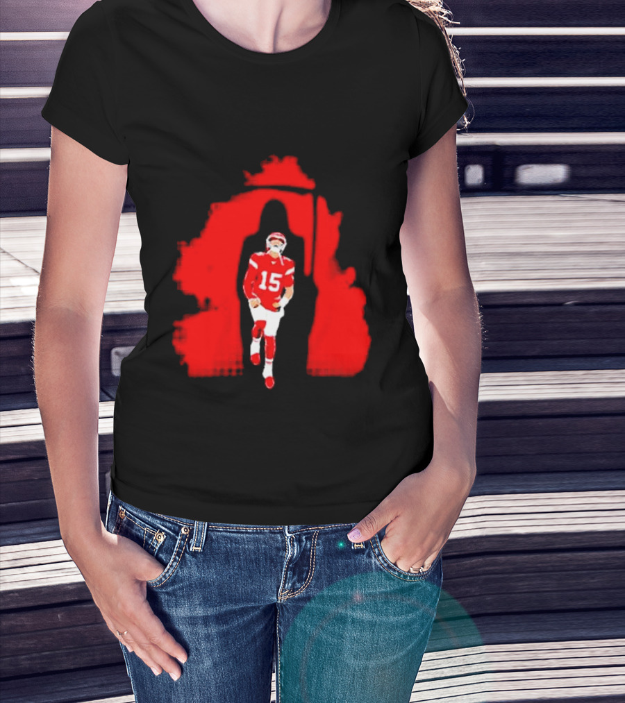 KC Chiefs Patrick Mahomes Shadow 15 Reaper T-Shirt