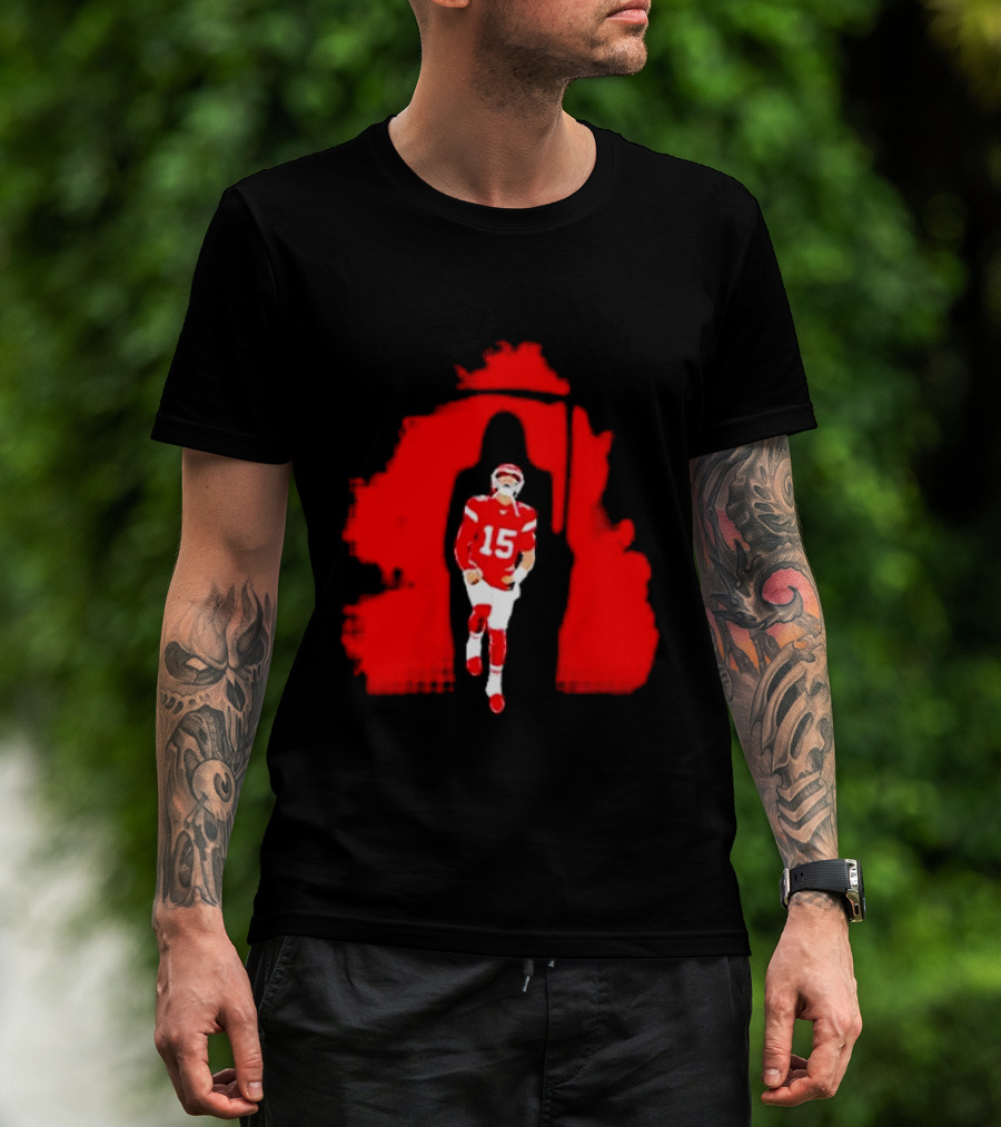 KC Chiefs Patrick Mahomes Shadow 15 Reaper T-Shirt