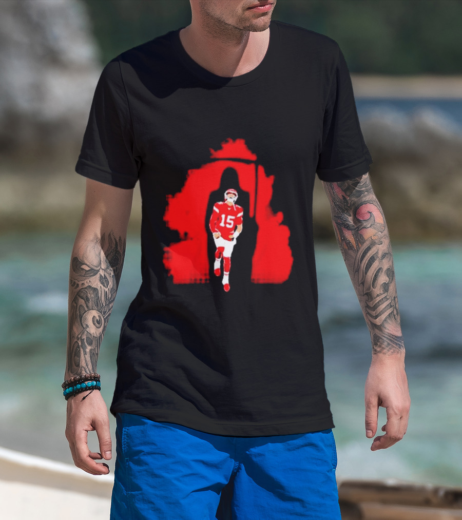 KC Chiefs Patrick Mahomes Shadow 15 Reaper T-Shirt