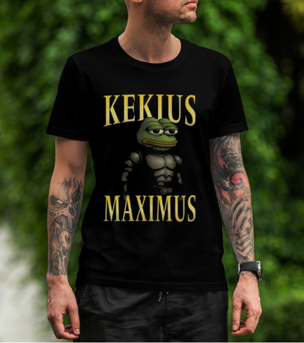 Kekius Maximus Gladiator Frog Armor T-Shirt