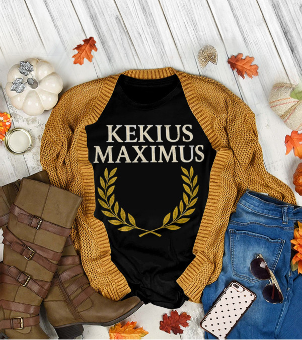 Kekius Maximus Laurel Wreath Emblem T-Shirt