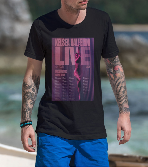 Kelsea Ballerini Live Tour 2025 Maisie Peters Marynn Taylor Concert Dates T-Shirt