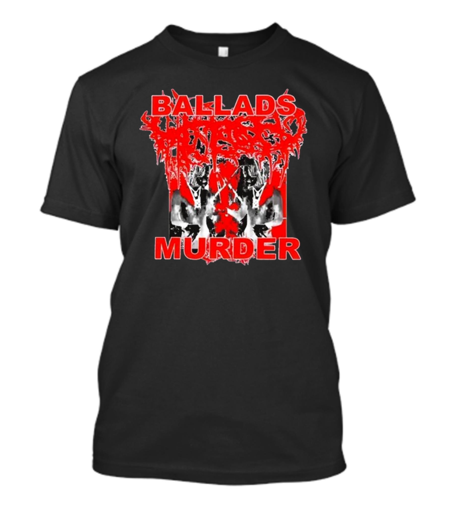 Ken Carson More Chaos Ballads Murder Distorted Graphic T-Shirt