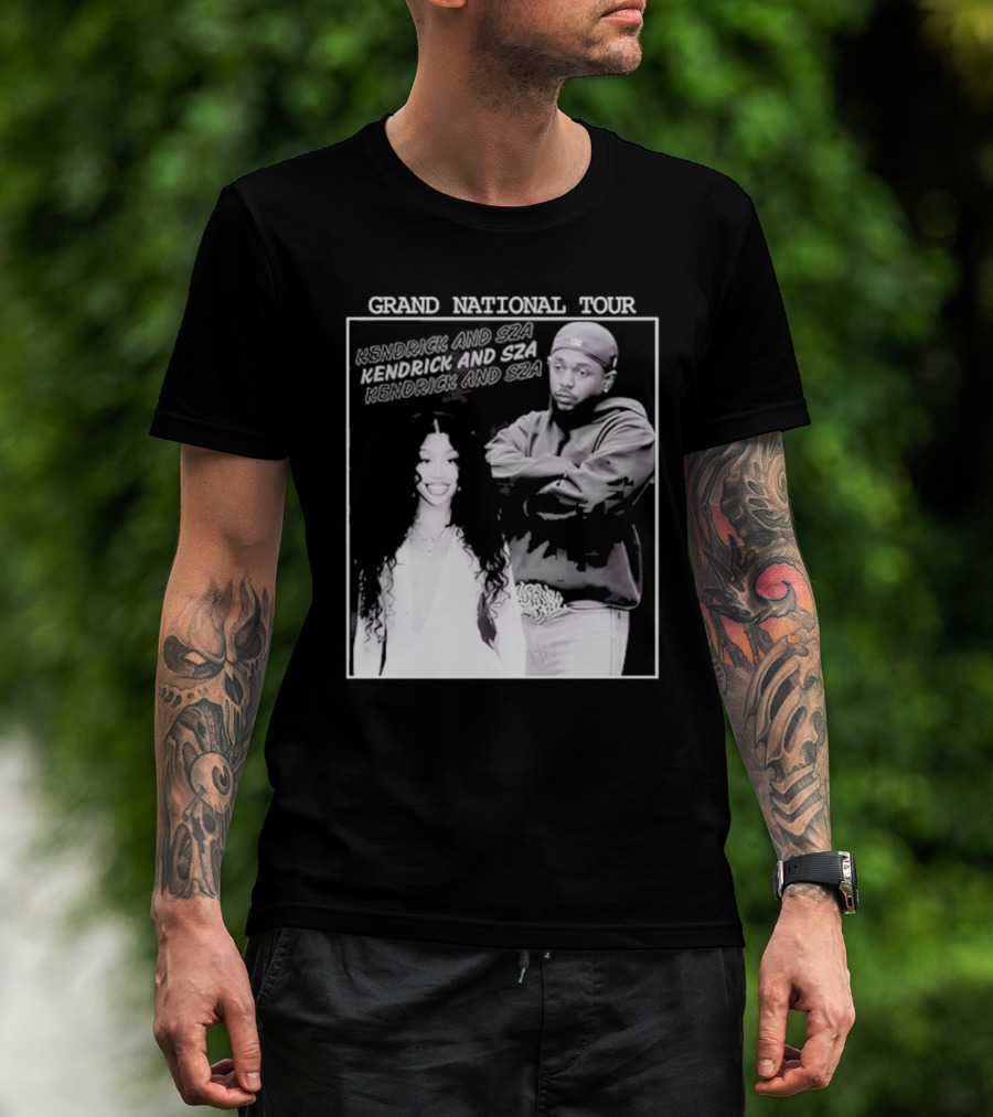 Grand National Tour Kendrick And SZA Album Kendrick Lamar T-Shirt