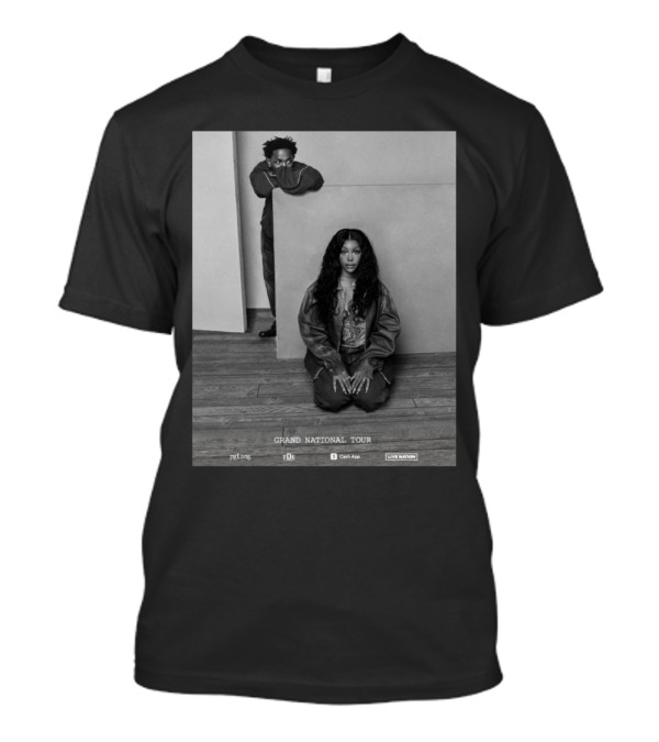 Kendrick Lamar SZA Grand National Tour 2025 Live Nation TDE Collaboration T-Shirt