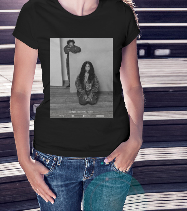 Kendrick Lamar SZA Grand National Tour 2025 Live Nation TDE Collaboration T-Shirt
