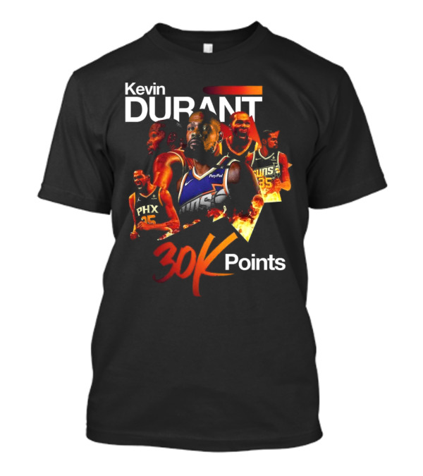 Kevin Durant Phoenix Suns 30K Points Celebration T-Shirt