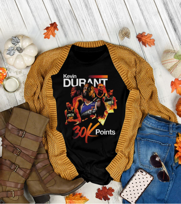 Kevin Durant Phoenix Suns 30K Points Celebration T-Shirt