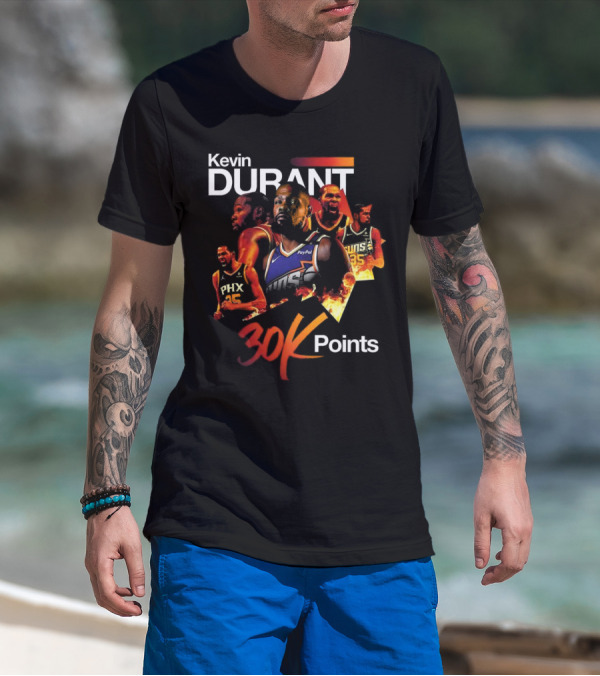 Kevin Durant Phoenix Suns 30K Points Celebration T-Shirt