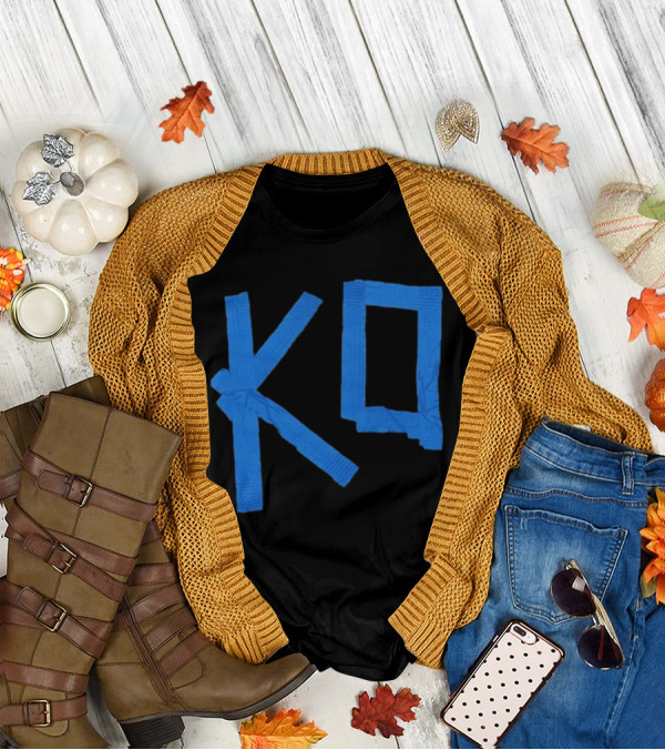 KO Martial Arts Blue Belt Letters T-Shirt