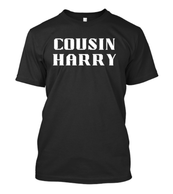 Cousin Harry Vintage-Style Block Letters T-Shirt