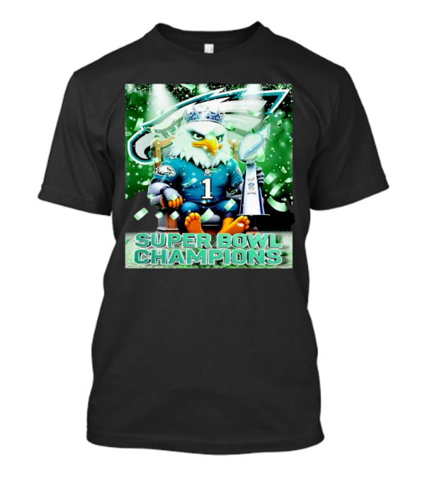 King Eagle Hurts Philadelphia Eagles Super Bowl Champions T-Shirt