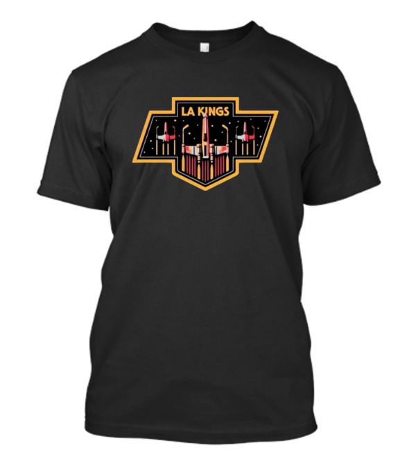 LA Kings Star Wars X-Wing Fighter Emblem T-Shirt