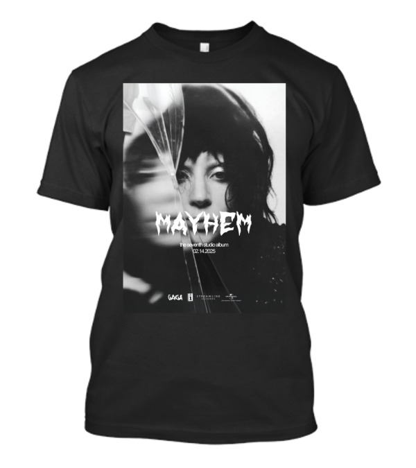 Lady Gaga Mayhem Seventh Studio Album 02 14 2025 T-Shirt