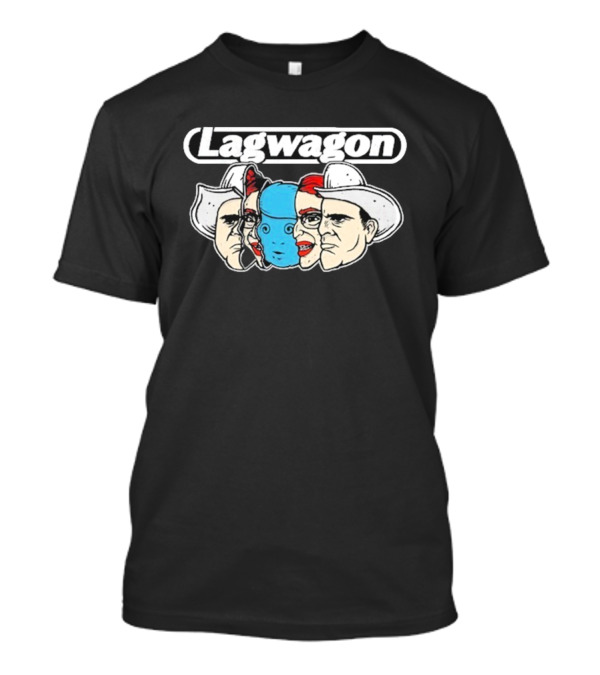 Lagwagon Faces Of The Wagon 2024 Cowboy Characters T-Shirt
