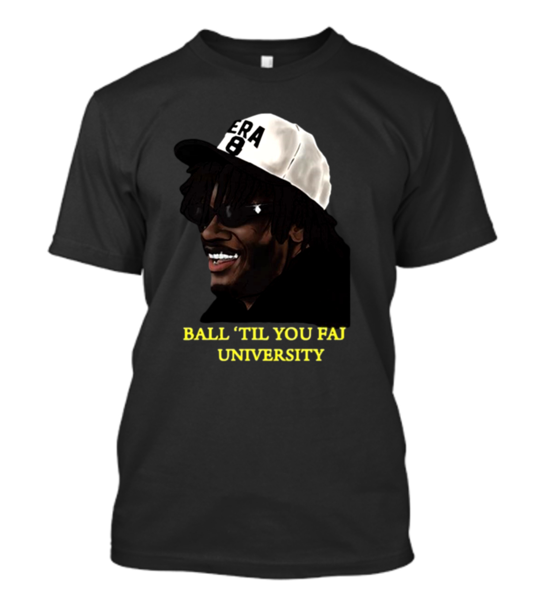 Lamar Jackson Ball ‘Til You Fall University Era 8 Baltimore Ravens NFL T-Shirt