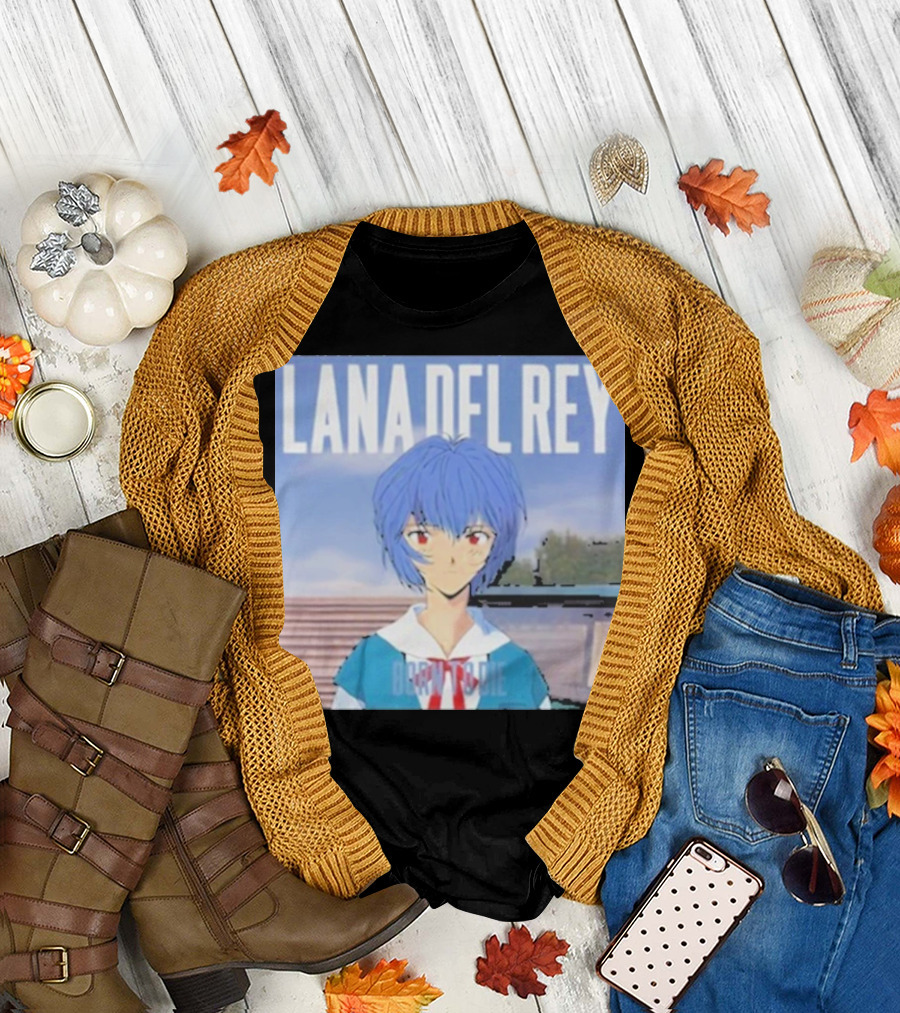 Lana Del Rey Born To Die Rei Ayanami Crossover T-Shirt