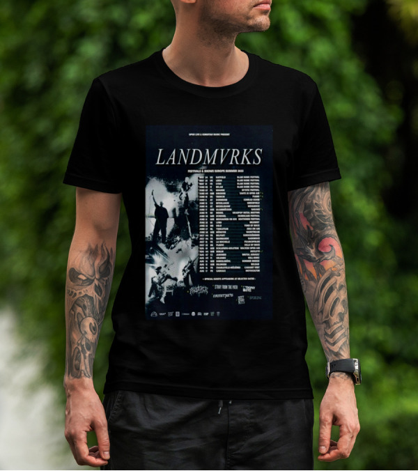 LANDMVRKS Opus Live Kingstar Music Festivals Shows Europe Summer 2025 T-Shirt
