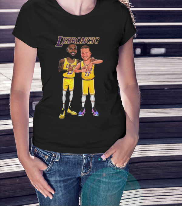 LeBroncic Los Angeles Lakers LeBron James Luka Dončić All Day Everyday T-Shirt