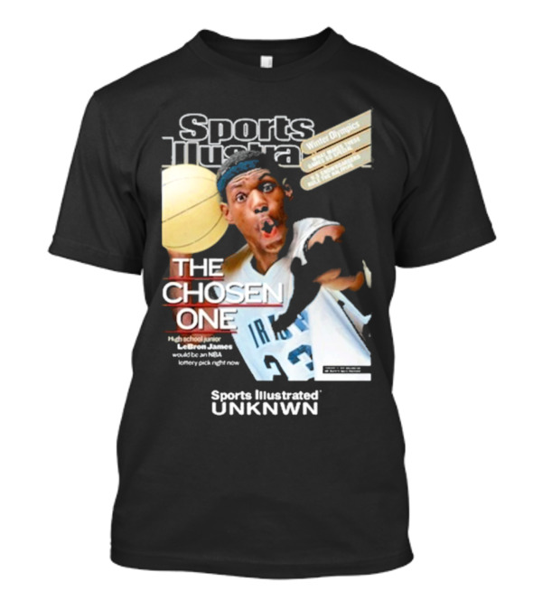 Sports Illustrated Lebron James The Chosen One High School Phenom Irish 23 Winter Olympics NBA T-Shirt