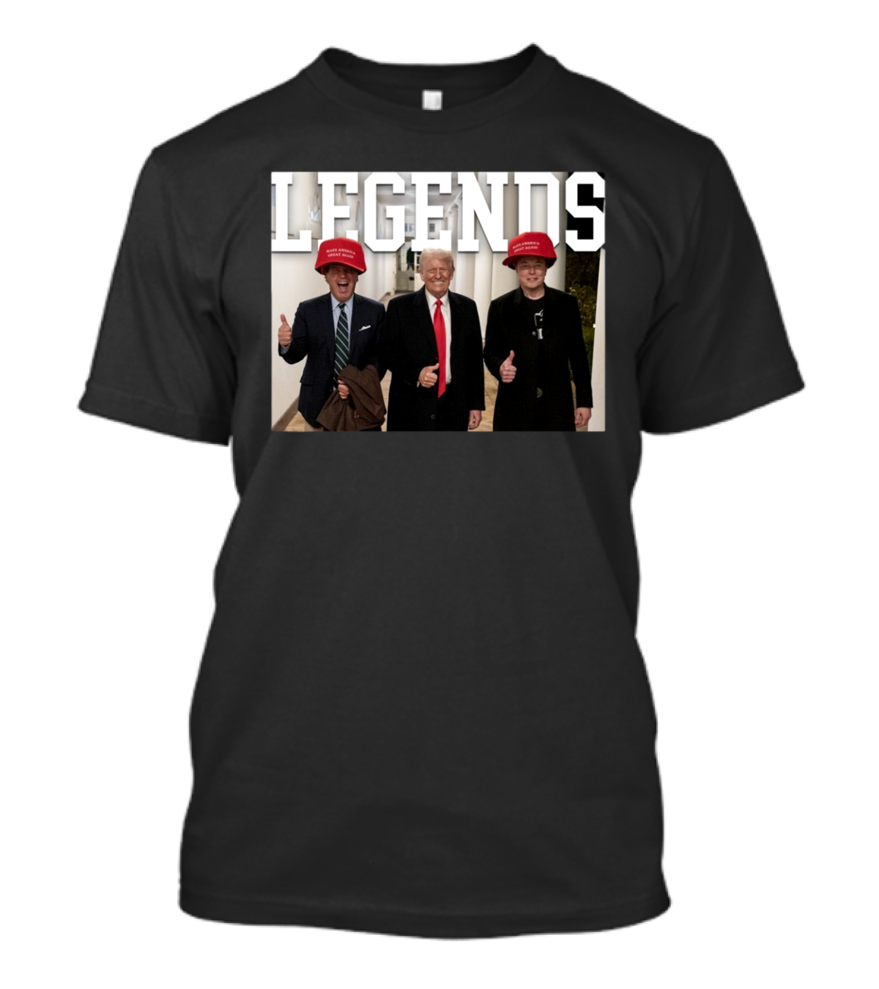 LEGENDS Team Trump Vance Musk Make America Great Again T-Shirt