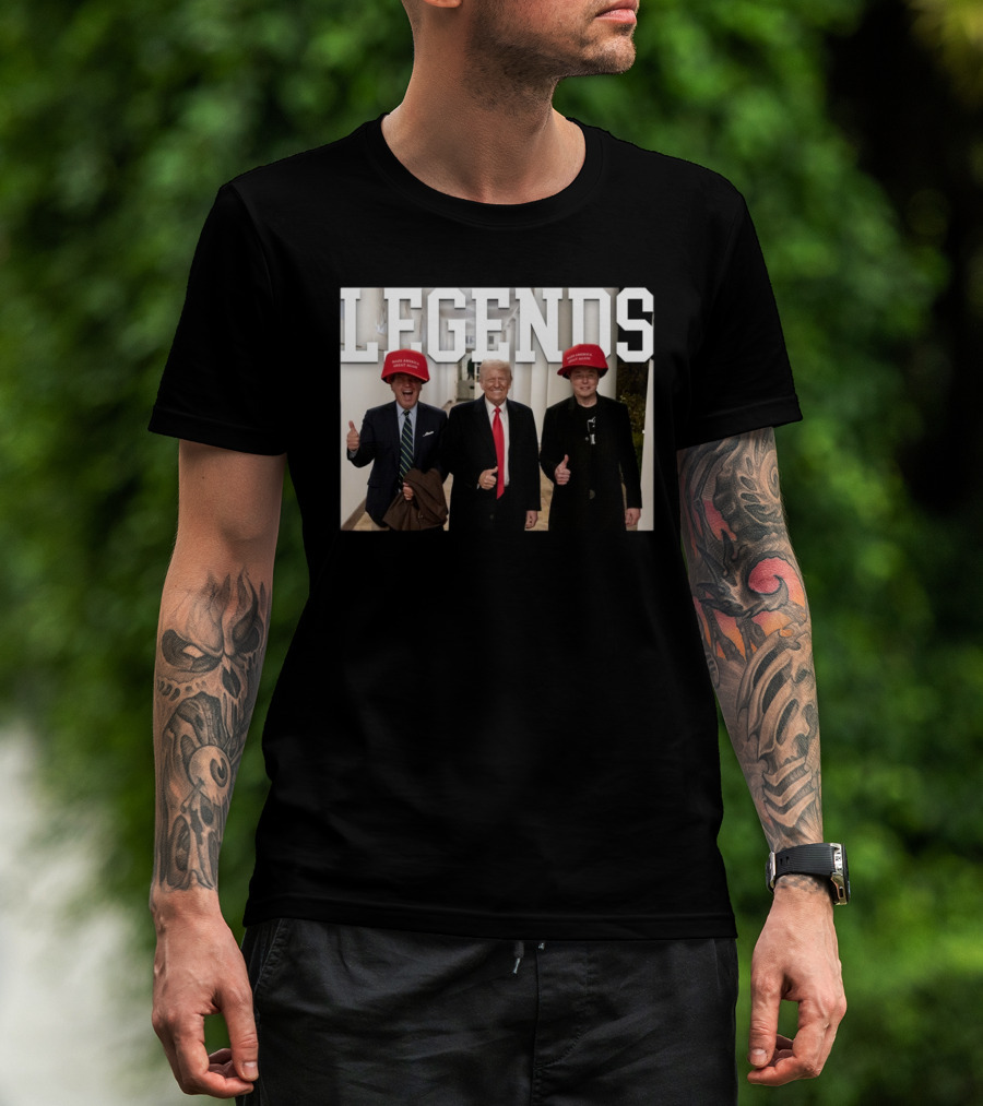 LEGENDS Team Trump Vance Musk Make America Great Again T-Shirt
