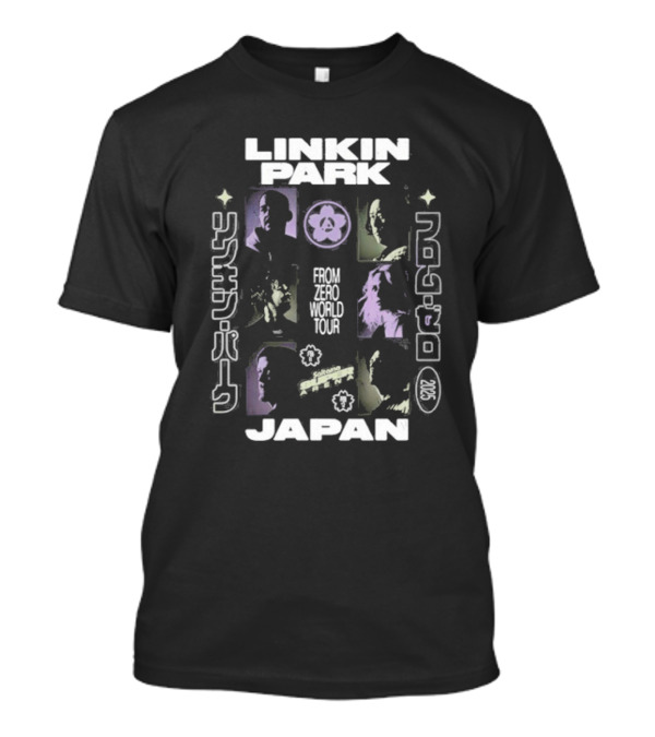 Linkin Park From Zero World Tour 2025 Japan Icons Japan Tour Imagery T-Shirt