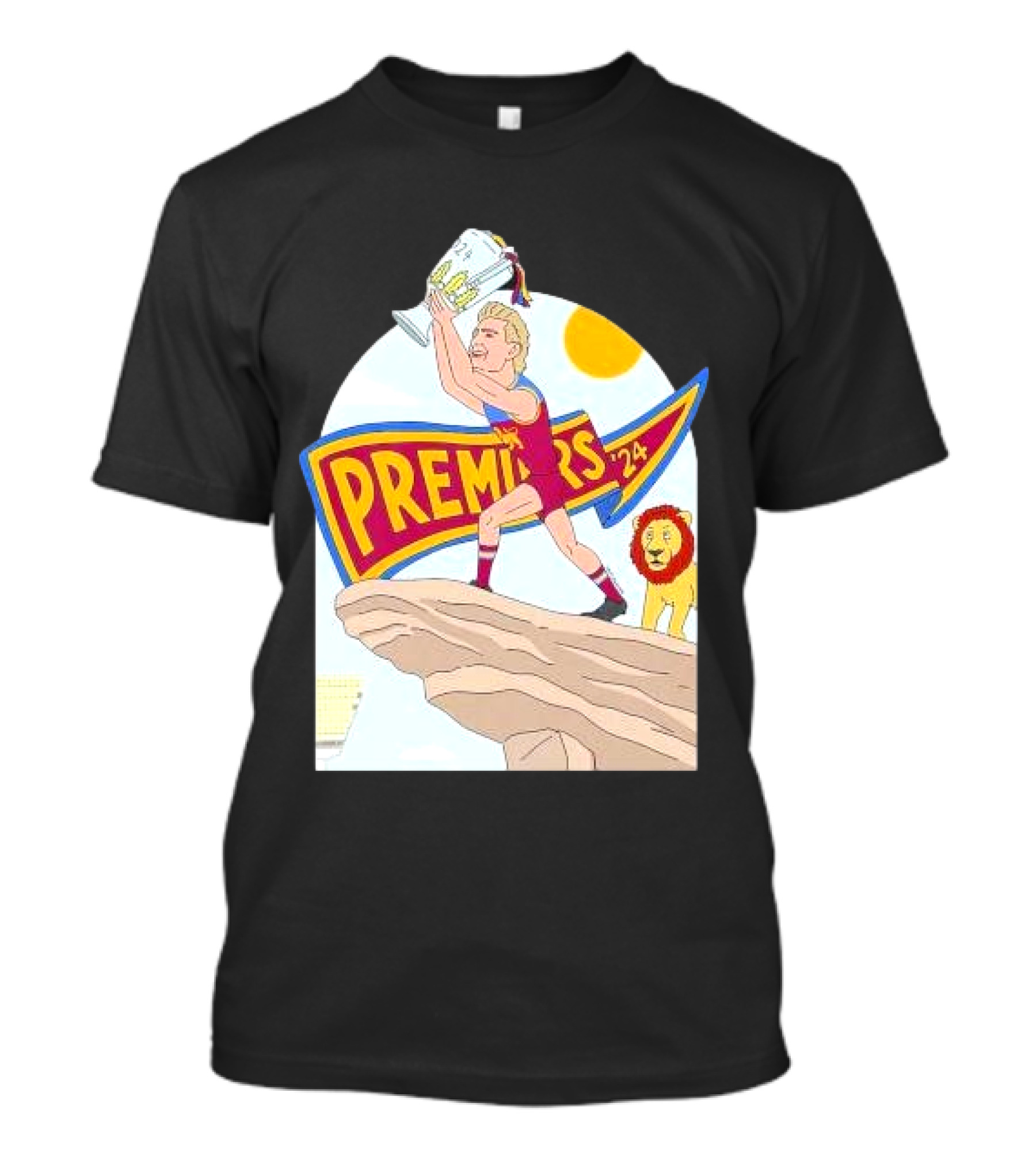 Lion King Premieres 2024 Jason Akermanis Brisbane Lions Premiership Celebration T-Shirt