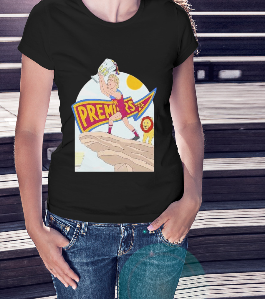 Lion King Premieres 2024 Jason Akermanis Brisbane Lions Premiership Celebration T-Shirt