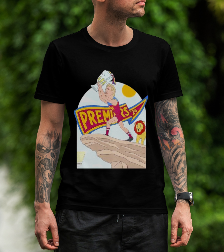 Lion King Premieres 2024 Jason Akermanis Brisbane Lions Premiership Celebration T-Shirt