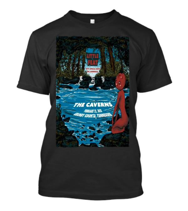 Little Feat The Caverns Grundy County Tennessee February 22 2025 Special Guest Jim Lauderdale T-Shirt