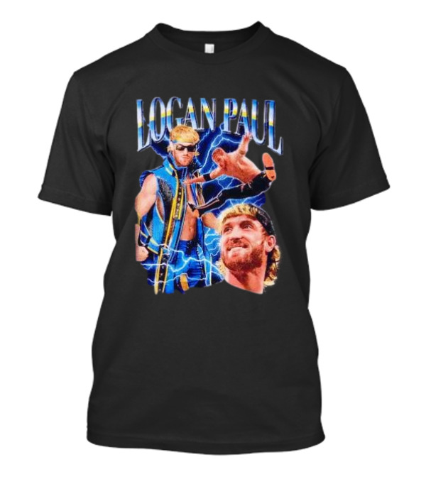 Logan Paul WWE Vintage Retro Wrestling Style T-Shirt