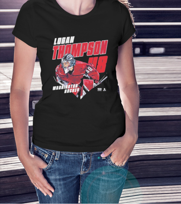 Logan Thompson Washington Hockey 48 Diamond Sports Graphic T-Shirt