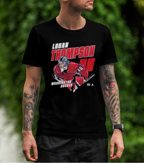 Logan Thompson Washington Hockey 48 Diamond Sports Graphic T-Shirt