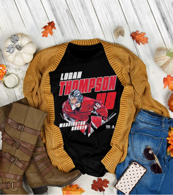 Logan Thompson Washington Hockey 48 Diamond Sports Graphic T-Shirt