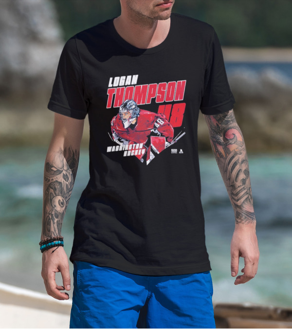 Logan Thompson Washington Hockey 48 Diamond Sports Graphic T-Shirt