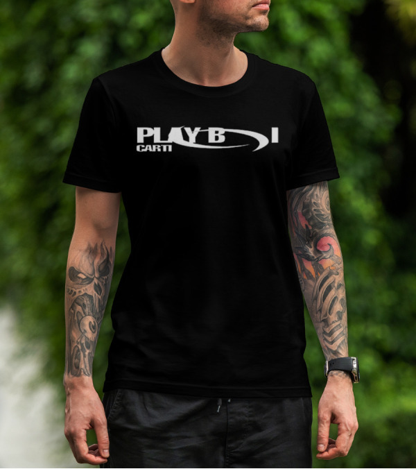 Playboi Carti I Am Music Disc Swirl Logo T-Shirt