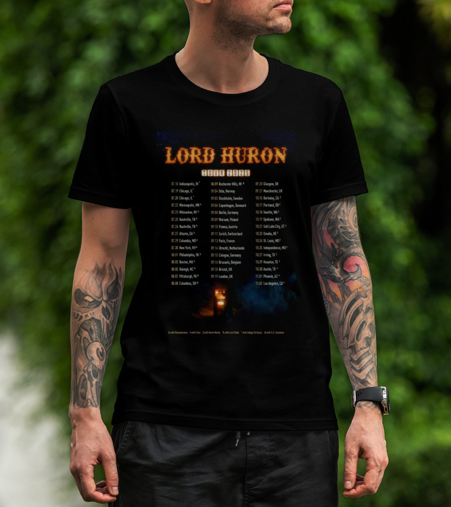 Lord Huron Tour 2025 Dates And Locations Including Los Angeles And New York T-Shirt