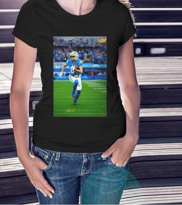 Los Angeles Chargers Vs Houston Texans Ladd McConkey Star WR NFL Signature T-Shirt
