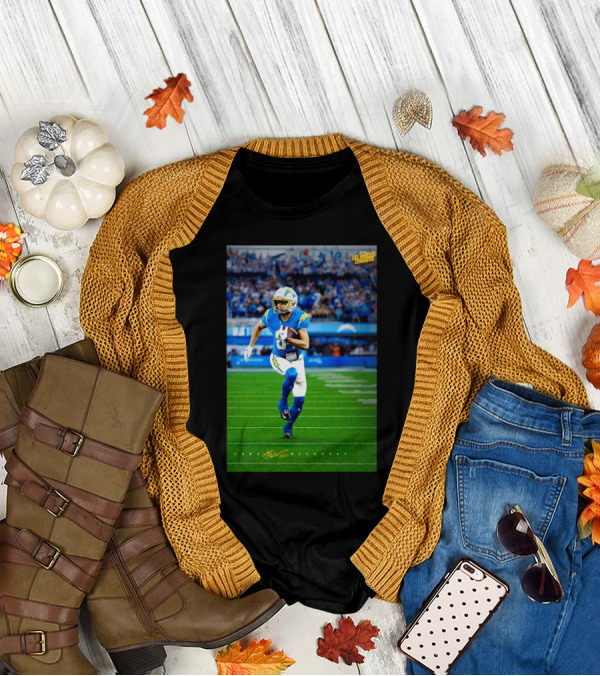 Los Angeles Chargers Vs Houston Texans Ladd McConkey Star WR NFL Signature T-Shirt