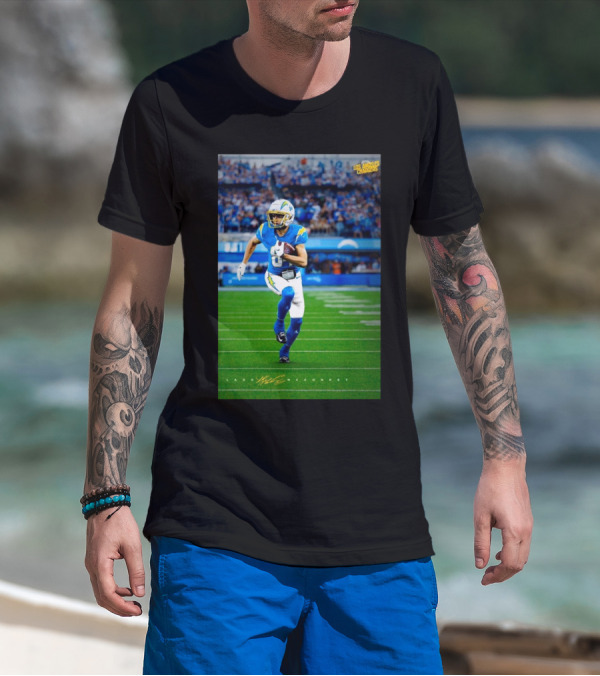 Los Angeles Chargers Vs Houston Texans Ladd McConkey Star WR NFL Signature T-Shirt