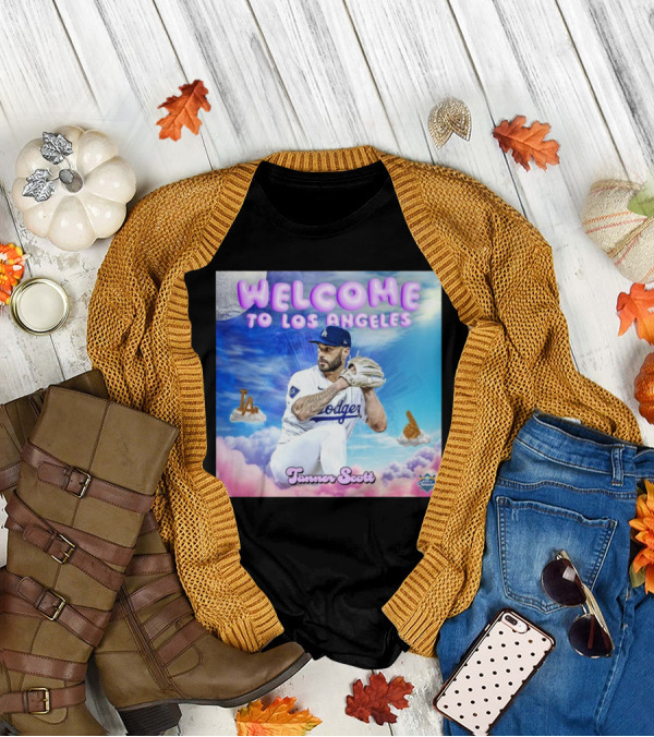 Los Angeles Dodgers Welcome Tanner Scott 2024 World Champions T-Shirt