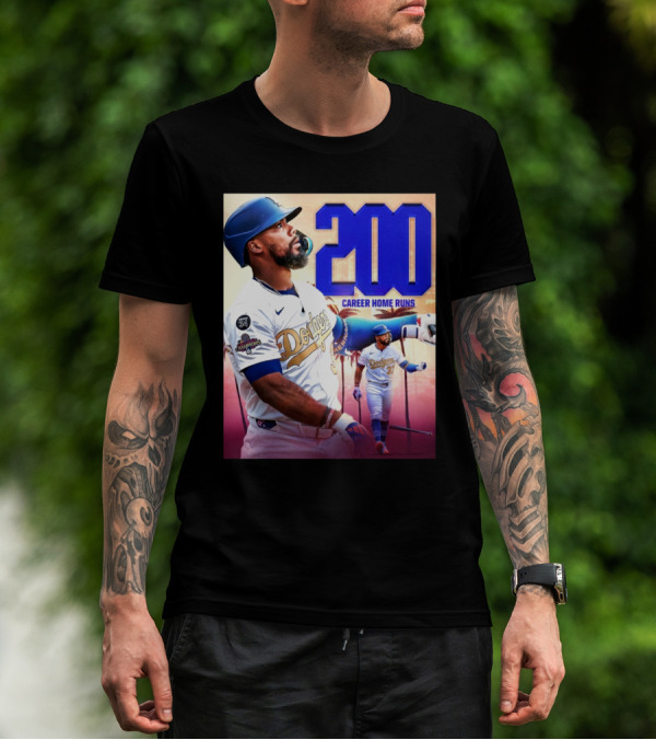 Los Angeles Dodgers Teoscar Hernández 200 Career Home Runs T-Shirt