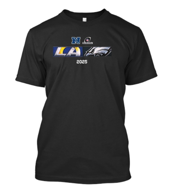 NFC Divisional 2025 Los Angeles Rams Philadelphia Eagles Matchup T-Shirt