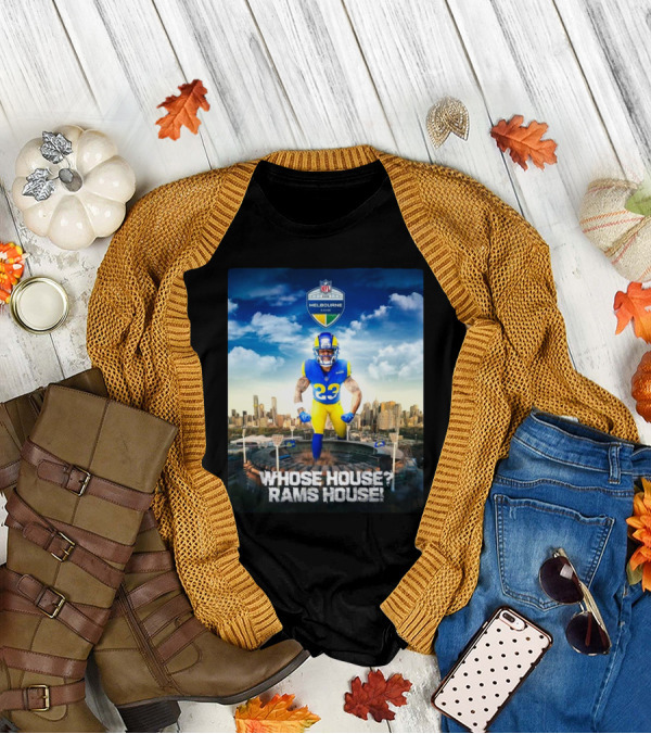 Los Angeles Rams Kyren Williams Whose House Rams House NFL 2026 Melbourne Game T-Shirt