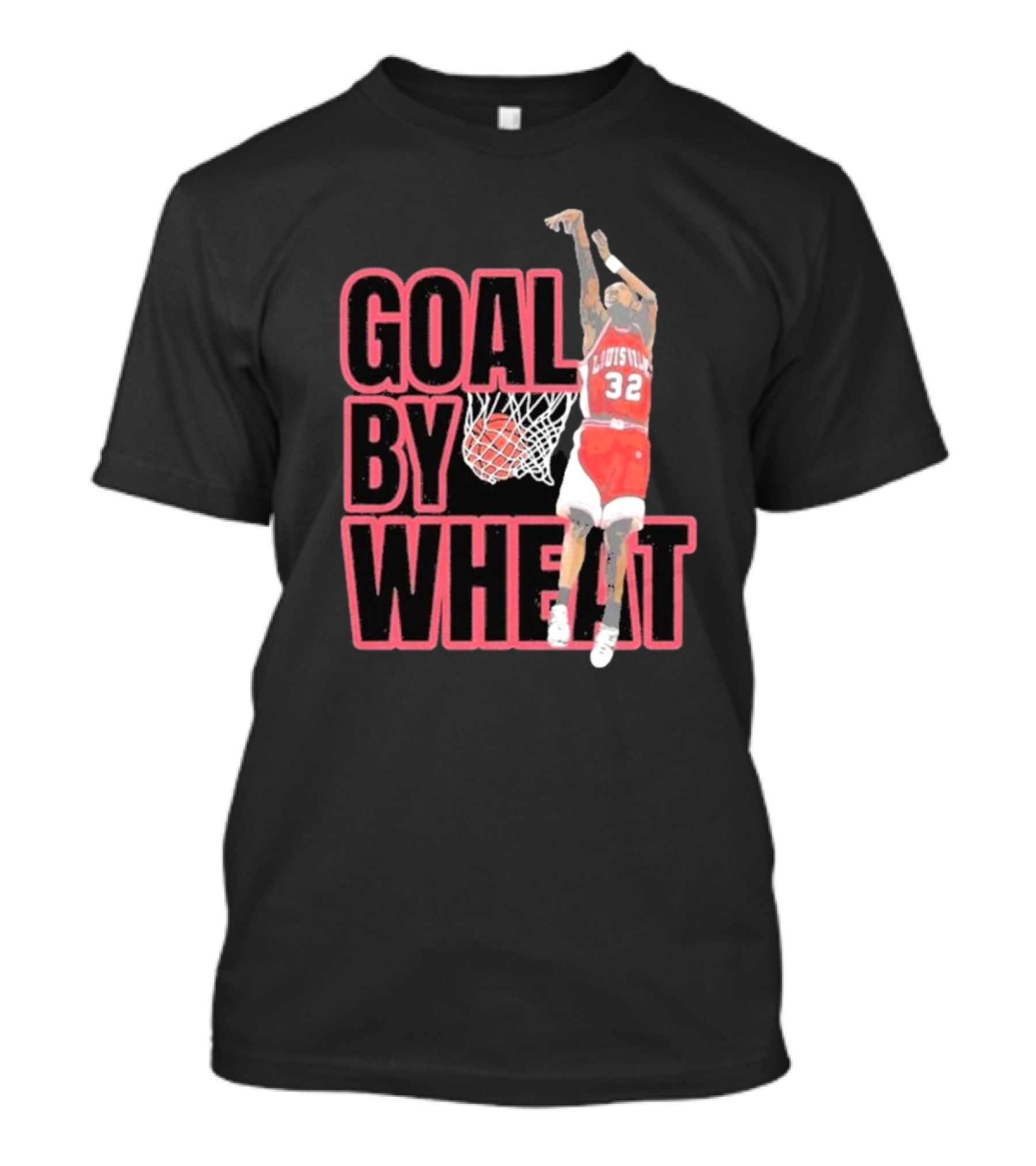 Louisville Goal By Wheat Basketball Number 32 T-Shirt
