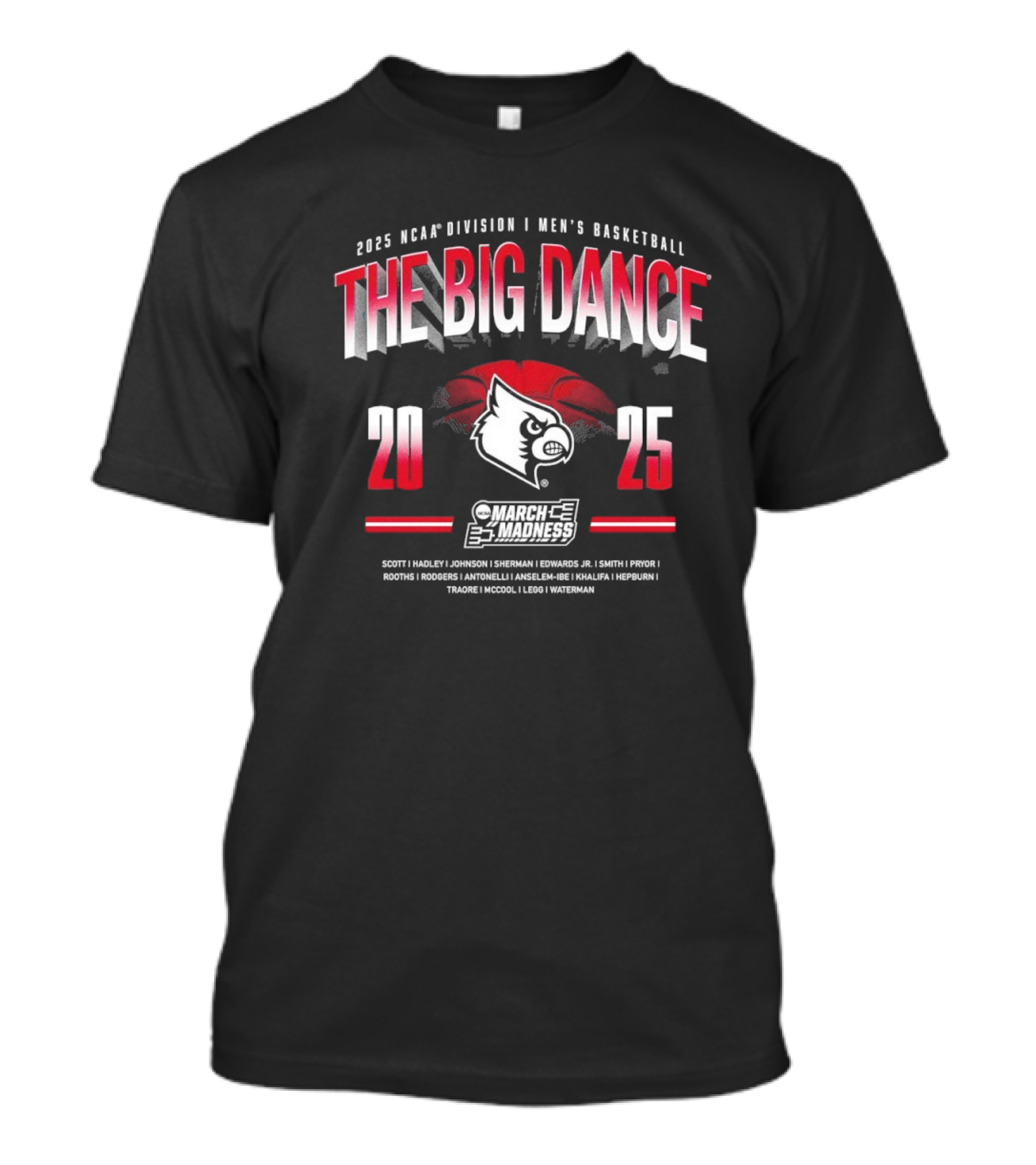 2025 NCAA Division I Men's Basketball The Big Dance March Madness Louisville 2025 T-Shirt