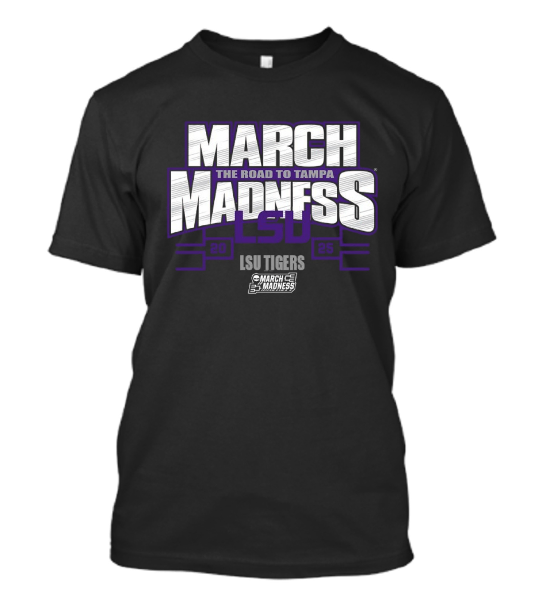 LSU Tigers March Madness 2025 The Road To Tampa T-Shirt